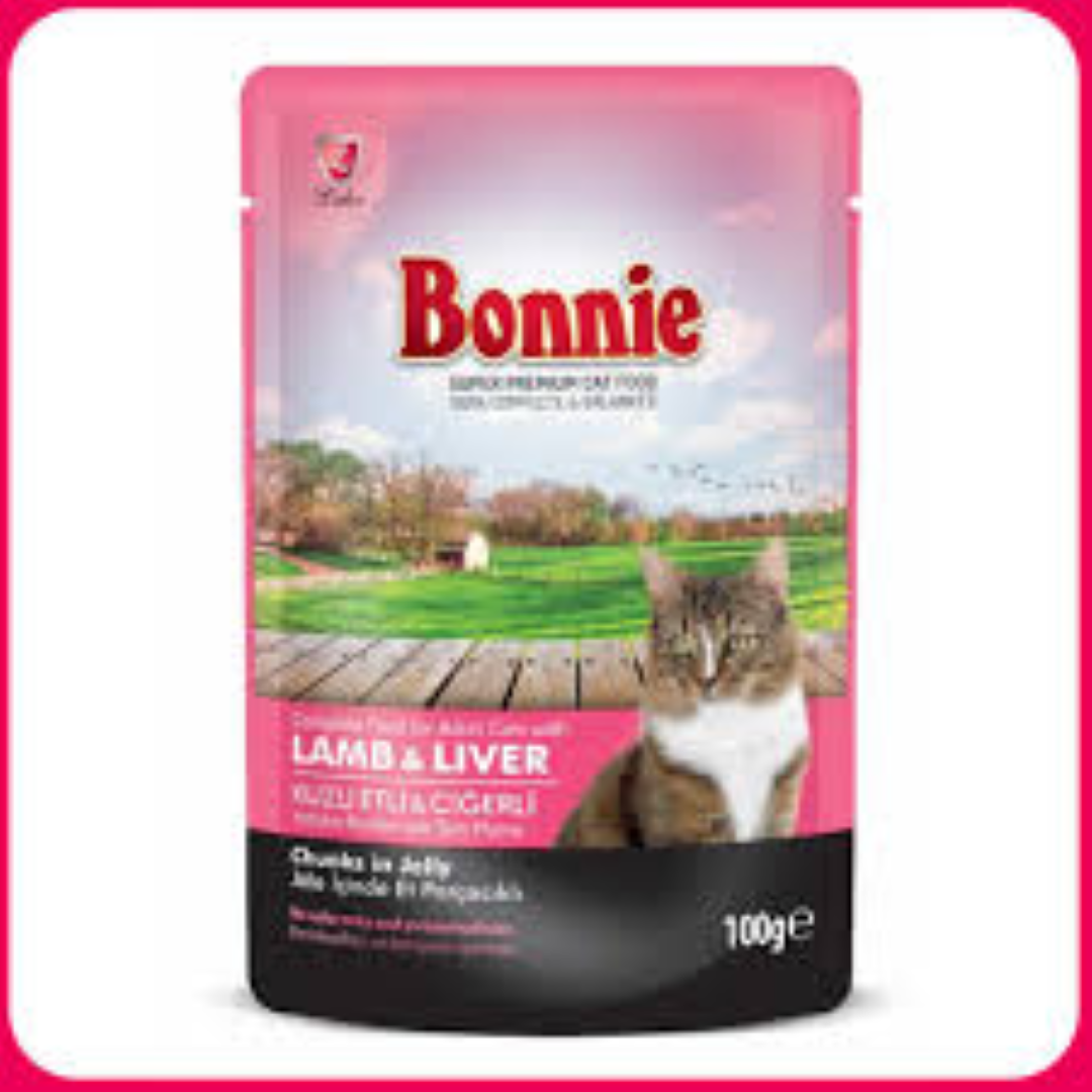 BONNIE POUCH FOR CAT LAMB LIVER CHUNK